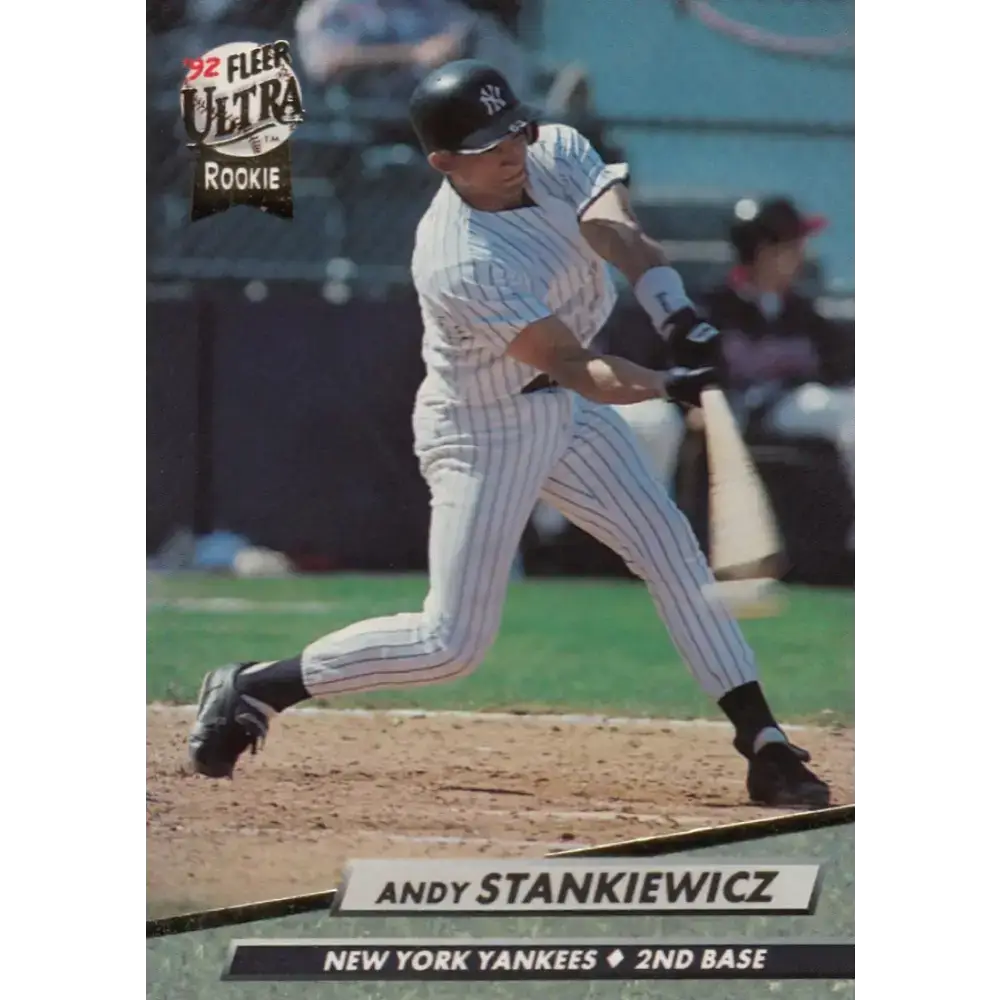 1992 Fleer Ultra #415 Andy Stankiewicz NM-MT New York Yankees Baseball Card - Baseball Card Single