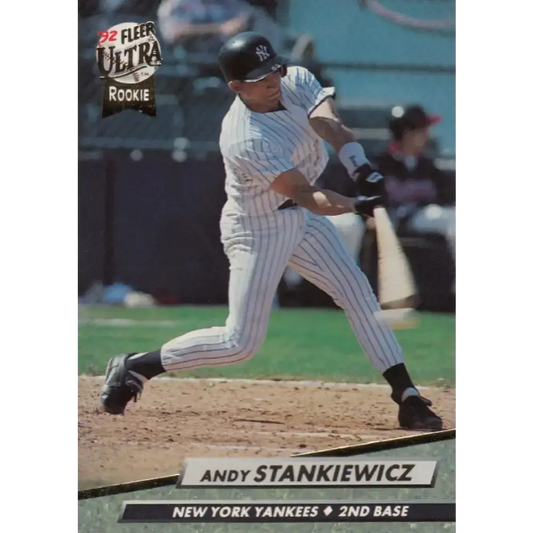1992 Fleer Ultra #415 Andy Stankiewicz NM-MT New York Yankees Baseball Card - Baseball Card Single