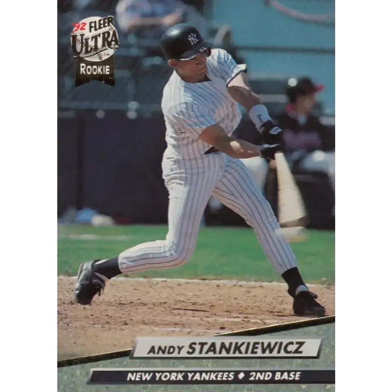 1992 Fleer Ultra #415 Andy Stankiewicz NM-MT New York Yankees Baseball Card - Baseball Card Single