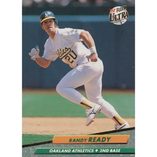 1992 Fleer Ultra #427 Randy Ready NM-MT Oakland Athletics Baseball Card - Baseball Card Single