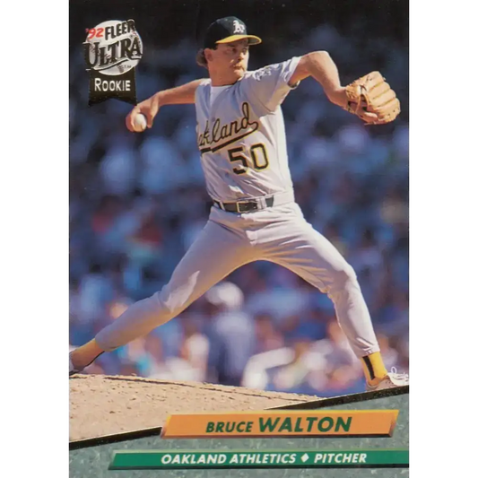 1992 Fleer Ultra #428 Bruce Walton NM-MT Oakland Athletics Baseball Card - Baseball Card Single
