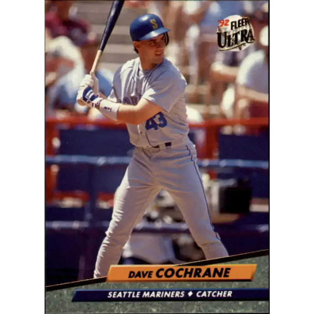 1992 Fleer Ultra #431 Dave Cochrane NM-MT Seattle Mariners Baseball Card - Baseball Card Single