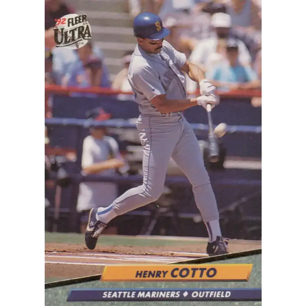 1992 Fleer Ultra #432 Henry Cotto NM-MT Seattle Mariners Baseball Card - Baseball Card Single