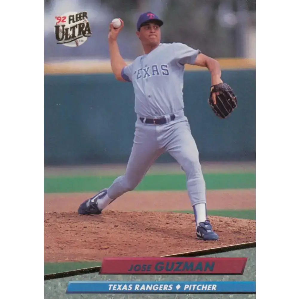 1992 Fleer Ultra #442 Jose Guzman NM-MT Texas Rangers Baseball Card - Baseball Card Single