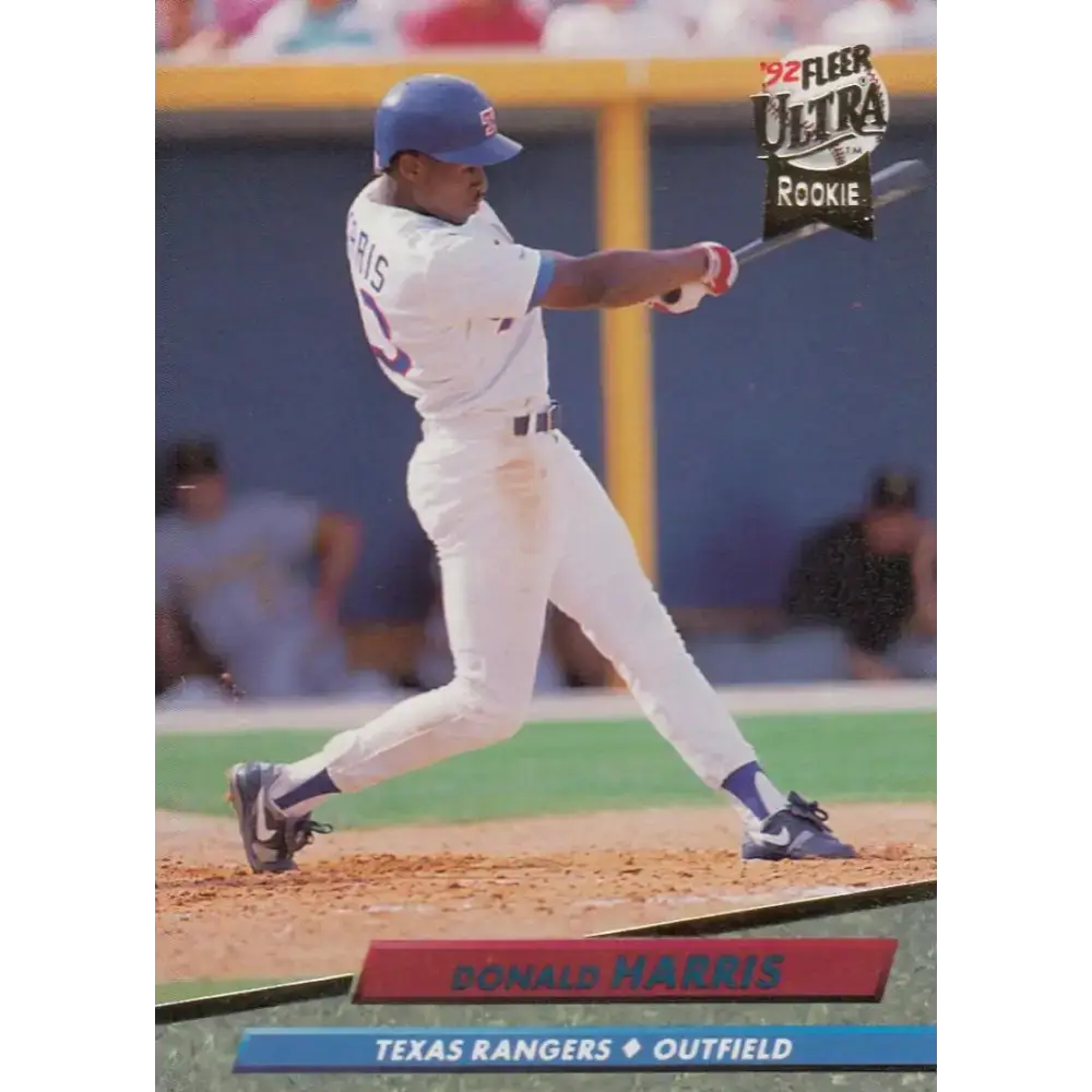 1992 Fleer Ultra #443 Donald Harris NM-MT Texas Rangers Baseball Card - Baseball Card Single