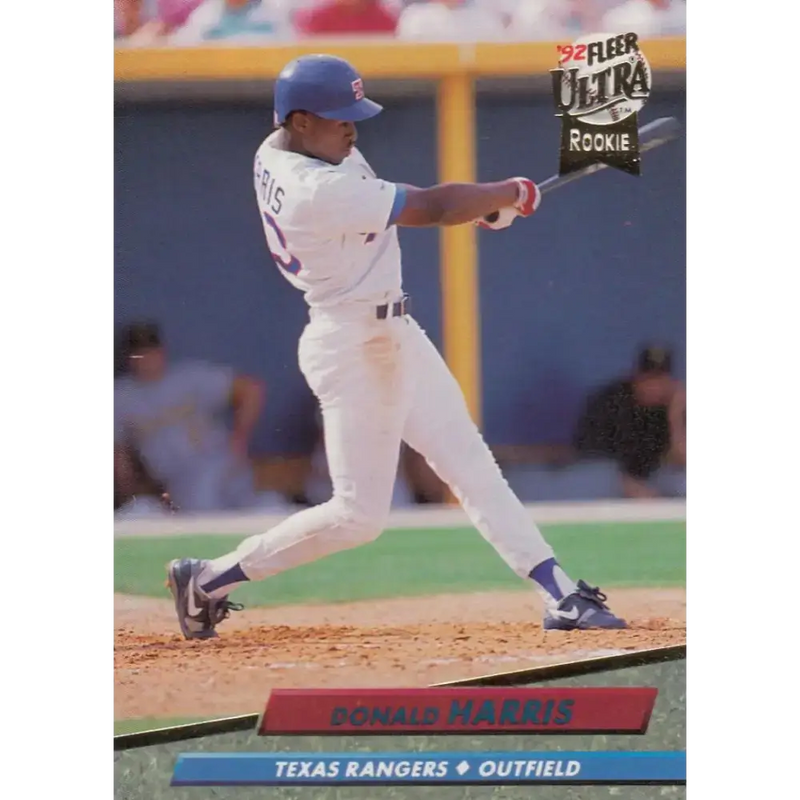 1992 Fleer Ultra #443 Donald Harris NM-MT Texas Rangers Baseball Card - Baseball Card Single