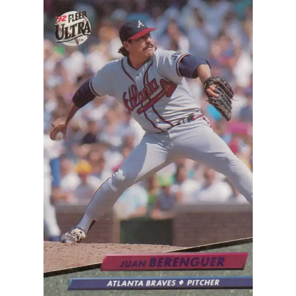1992 Fleer Ultra #455 Juan Berenguer NM-MT Atlanta Braves Baseball Card - Baseball Card Single