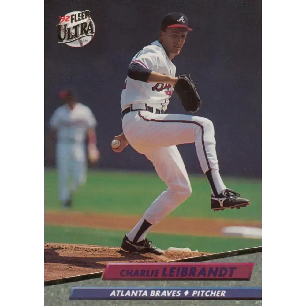 1992 Fleer Ultra #459 Charlie Leibrandt NM-MT Atlanta Braves Baseball Card - Baseball Card Single