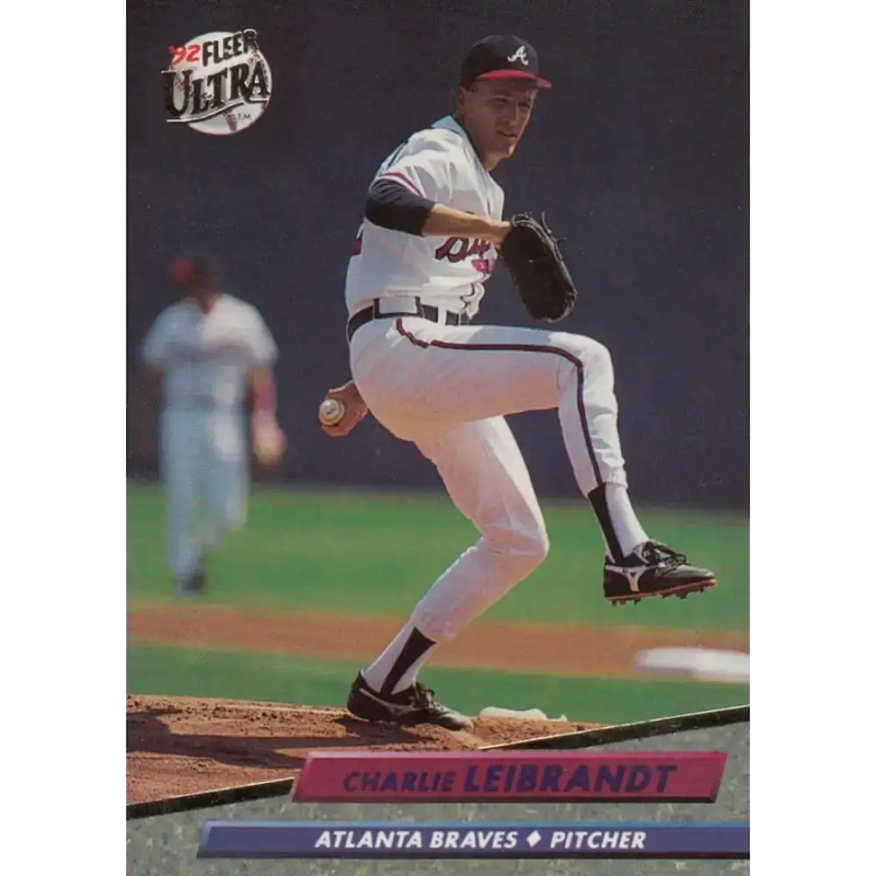 1992 Fleer Ultra #459 Charlie Leibrandt NM-MT Atlanta Braves Baseball Card - Baseball Card Single