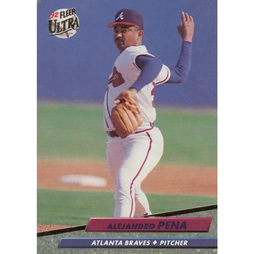 1992 Fleer Ultra #462 Alejandro Pena NM-MT Atlanta Braves Baseball Card - Baseball Card Single