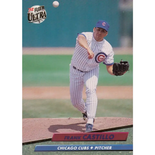 1992 Fleer Ultra #467 Frank Castillo NM-MT Chicago Cubs Baseball Card - Baseball Card Single