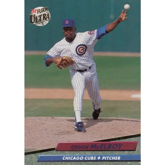1992 Fleer Ultra #470 Chuck McElroy NM-MT Chicago Cubs Baseball Card - Baseball Card Single