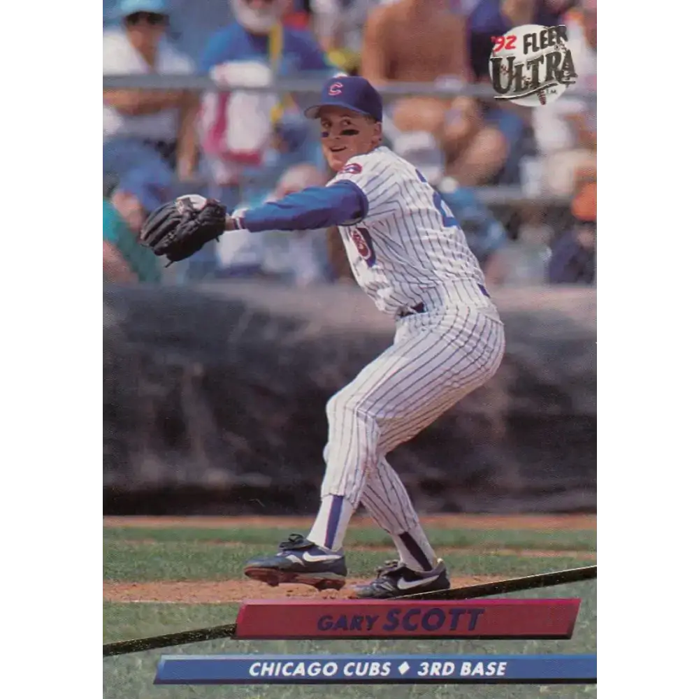 1992 Fleer Ultra #474 Gary Scott NM-MT Chicago Cubs Baseball Card - Baseball Card Single