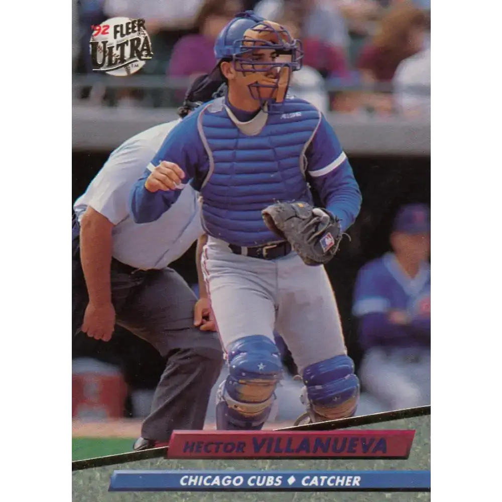 1992 Fleer Ultra #477 Hector Villanueva NM-MT Chicago Cubs Baseball Card - Baseball Card Single