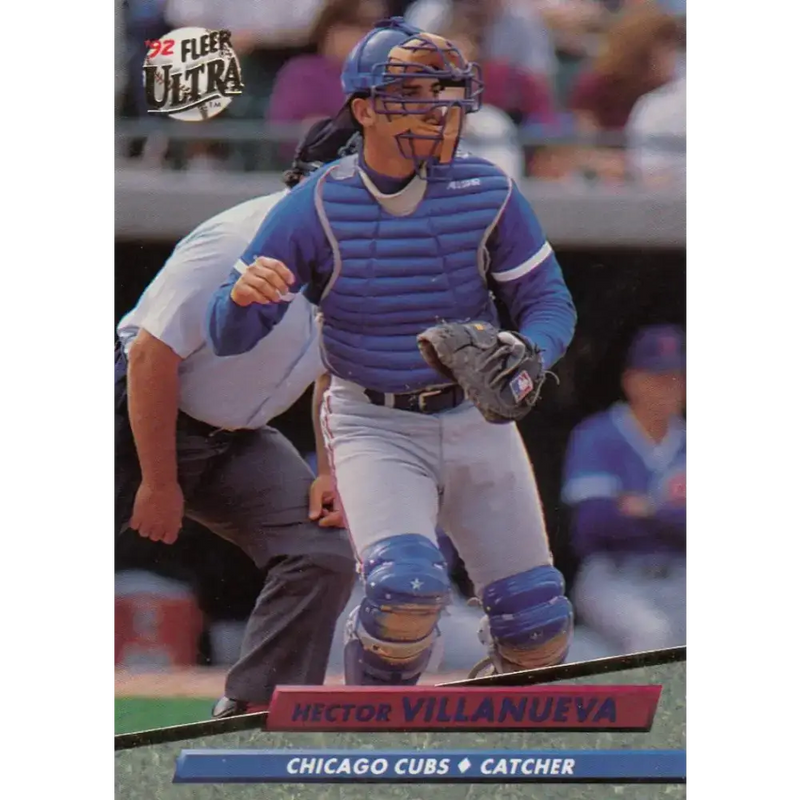 1992 Fleer Ultra #477 Hector Villanueva NM-MT Chicago Cubs Baseball Card - Baseball Card Single