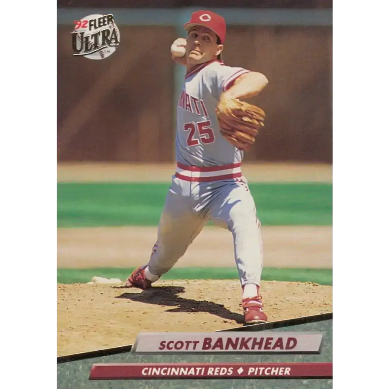 1992 Fleer Ultra #478 Scott Bankhead NM-MT Cincinnati Reds Baseball Card - Baseball Card Single