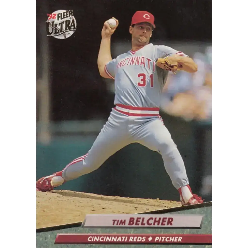 1992 Fleer Ultra #479 Tim Belcher NM-MT Cincinnati Reds Baseball Card - Baseball Card Single