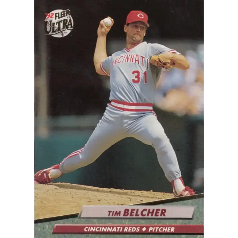 1992 Fleer Ultra #479 Tim Belcher NM-MT Cincinnati Reds Baseball Card - Baseball Card Single