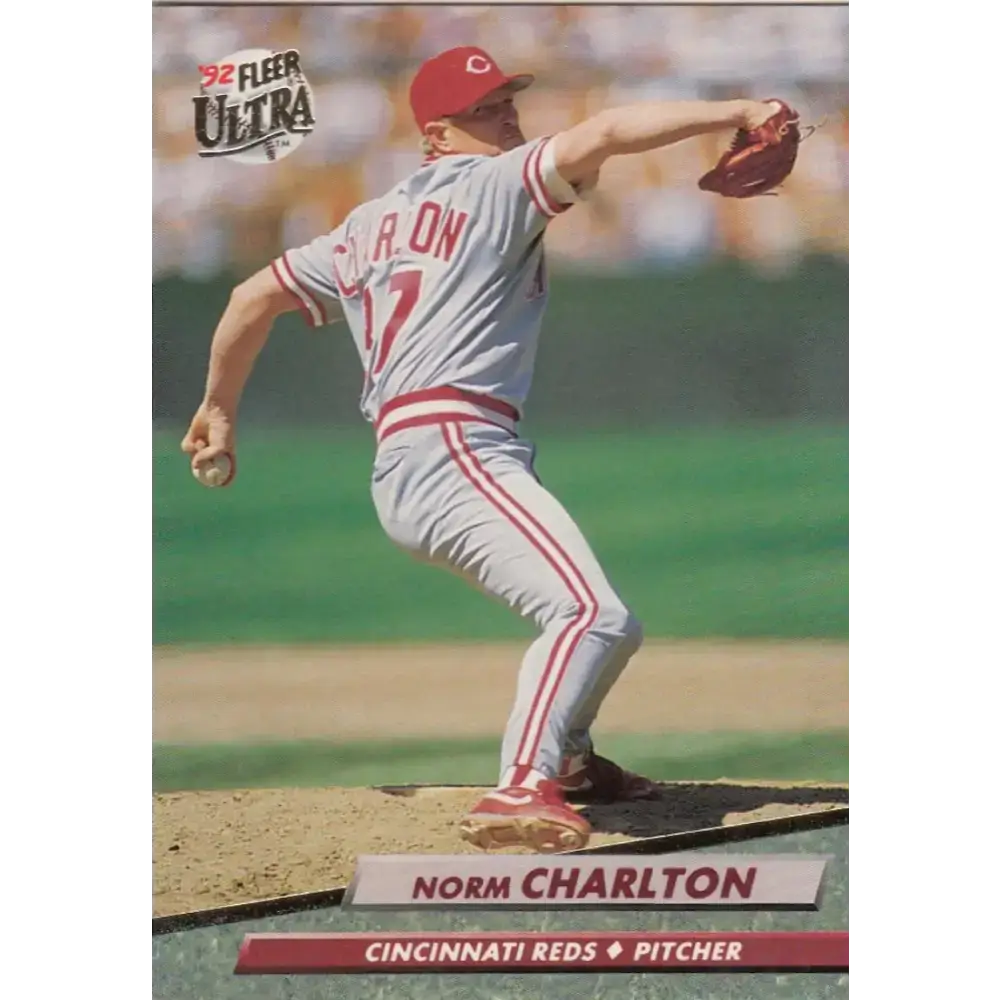 1992 Fleer Ultra #482 Norm Charlton NM-MT Cincinnati Reds Baseball Card - Baseball Card Single