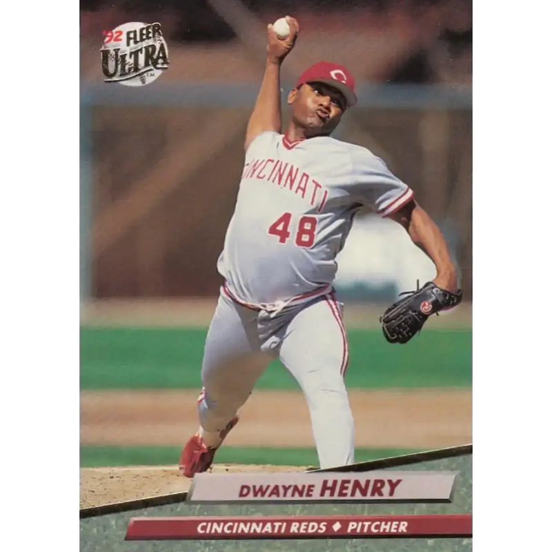 1992 Fleer Ultra #483 Dwayne Henry NM-MT Cincinnati Reds Baseball Card - Baseball Card Single
