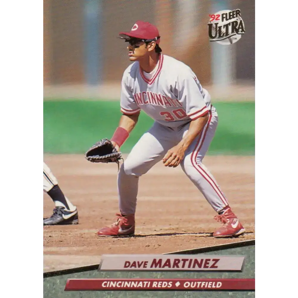 1992 Fleer Ultra #484 Dave Martinez NM-MT Cincinnati Reds Baseball Card - Baseball Card Single