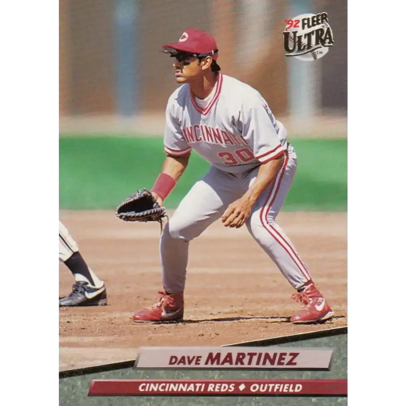 1992 Fleer Ultra #484 Dave Martinez NM-MT Cincinnati Reds Baseball Card - Baseball Card Single