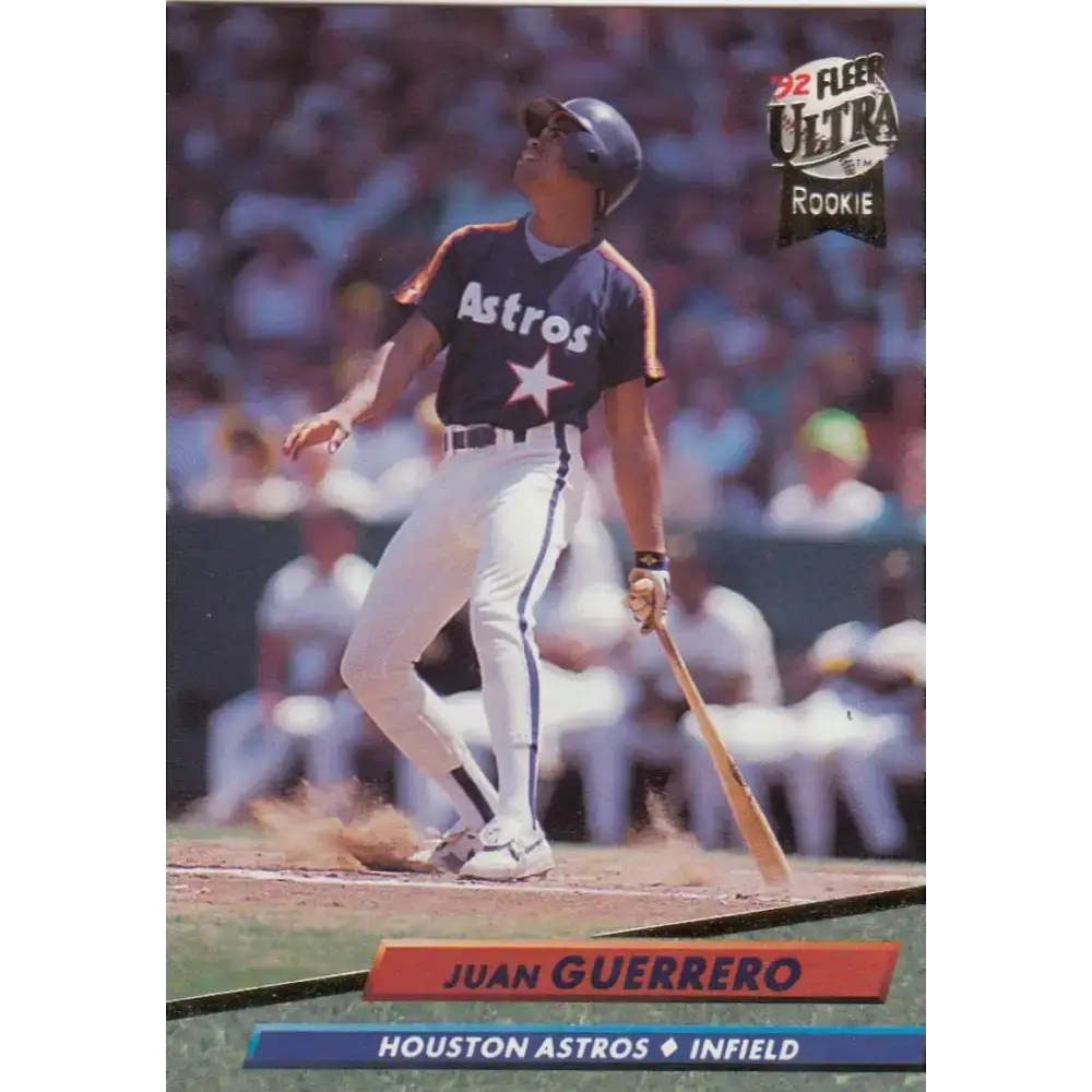 1992 Fleer Ultra #490 Juan Guerrero/ NM-MT RC Rookie Houston Astros Baseball Card - Baseball Card Single