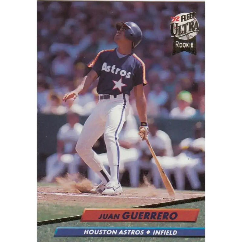 1992 Fleer Ultra #490 Juan Guerrero/ NM-MT RC Rookie Houston Astros Baseball Card - Baseball Card Single