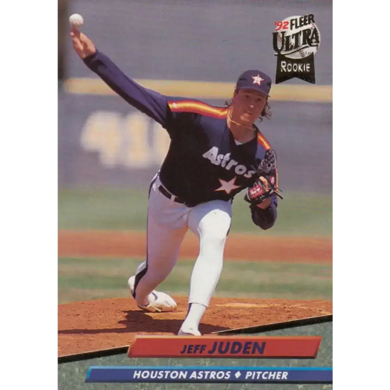 1992 Fleer Ultra #492 Jeff Juden NM-MT Houston Astros Baseball Card - Baseball Card Single