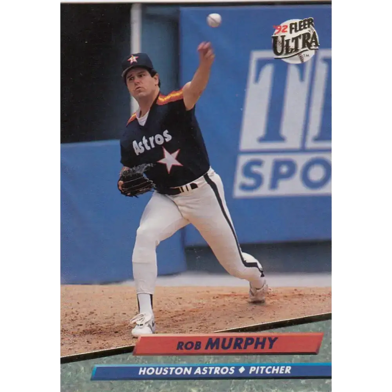 1992 Fleer Ultra #493 Rob Murphy NM-MT Houston Astros Baseball Card - Baseball Card Single