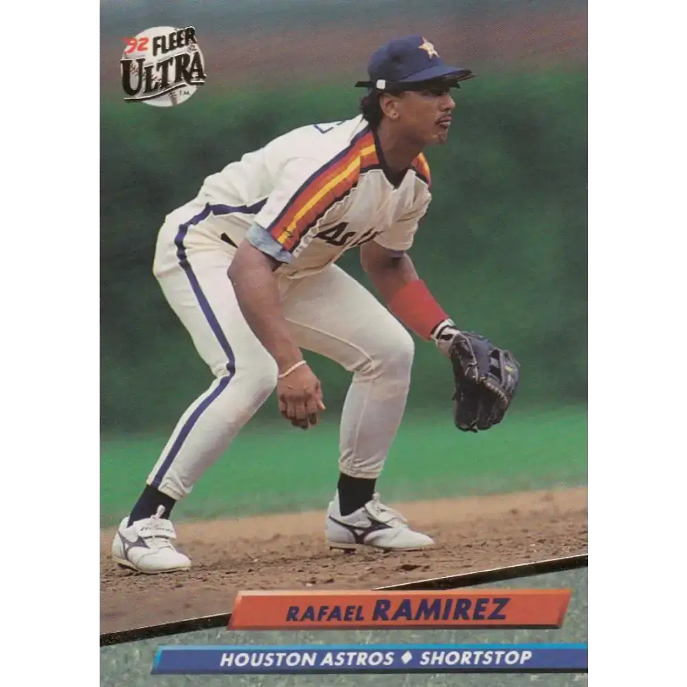 1992 Fleer Ultra #495 Rafael Ramirez NM-MT Houston Astros Baseball Card - Baseball Card Single