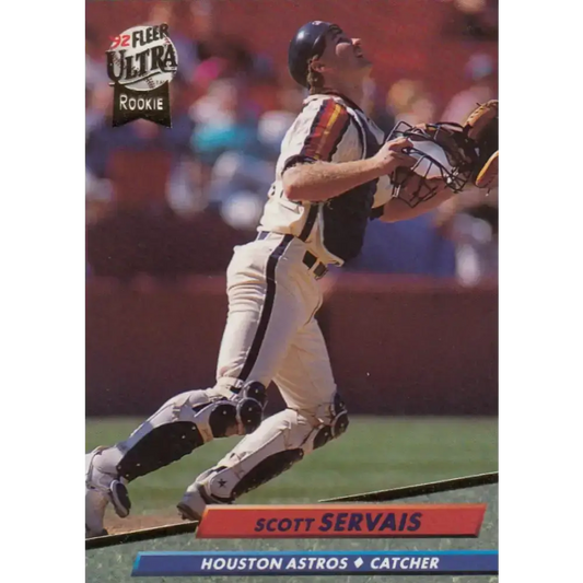 1992 Fleer Ultra #496 Scott Servais NM-MT Houston Astros Baseball Card - Baseball Card Single