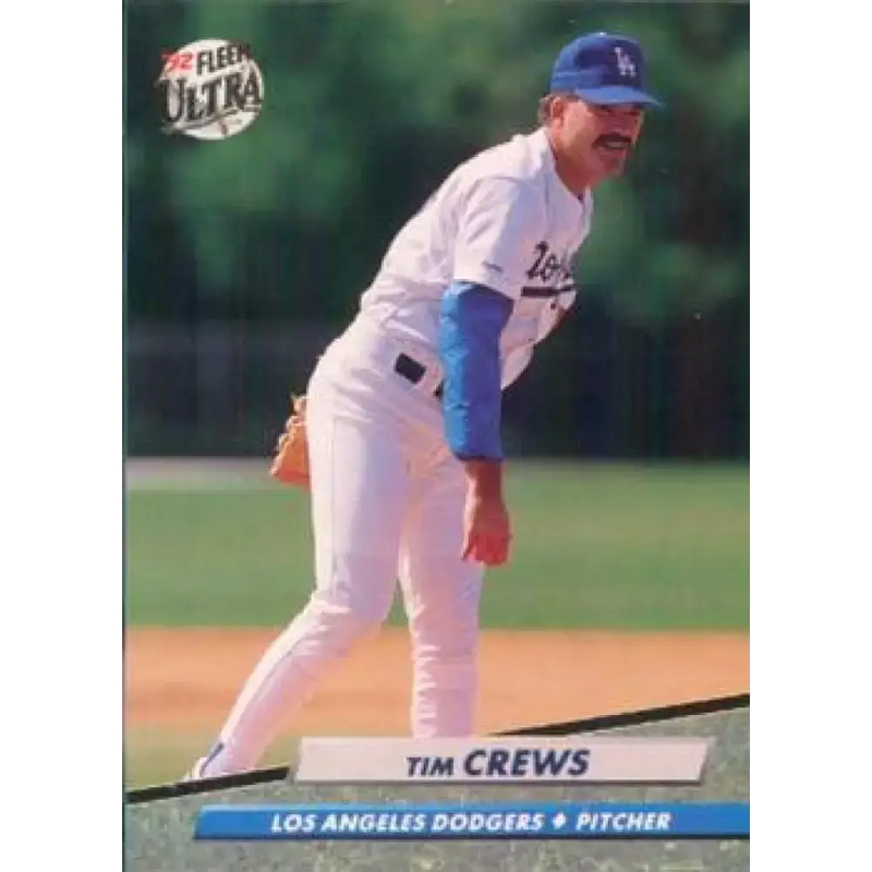 1992 Fleer Ultra #502 Tim Crews NM-MT Los Angeles Dodgers Baseball Card - Baseball Card Single