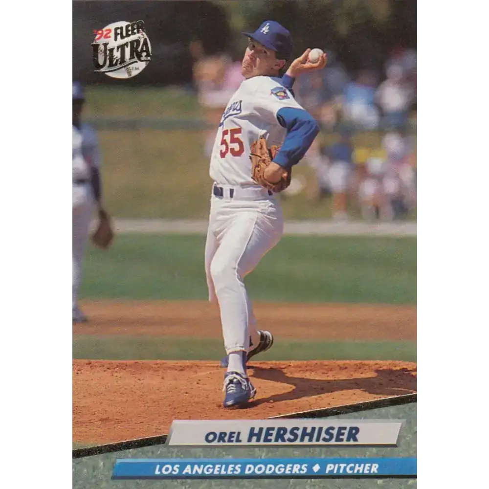 1992 Fleer Ultra #507 Orel Hershiser NM-MT Los Angeles Dodgers Baseball Card - Baseball Card Single