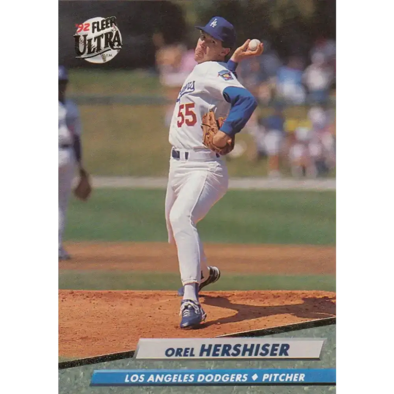1992 Fleer Ultra #507 Orel Hershiser NM-MT Los Angeles Dodgers Baseball Card - Baseball Card Single