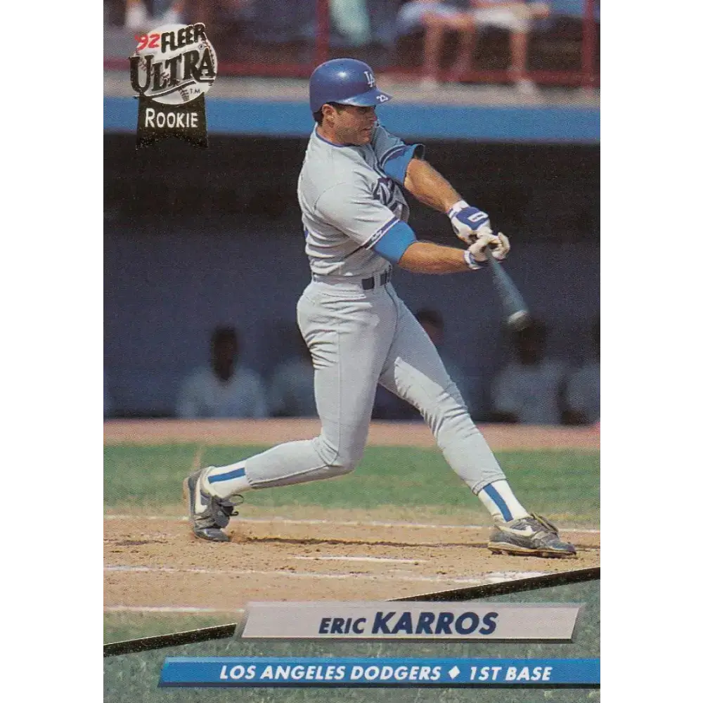 1992 Fleer Ultra #508 Eric Karros NM-MT Los Angeles Dodgers Baseball Card - Baseball Card Single