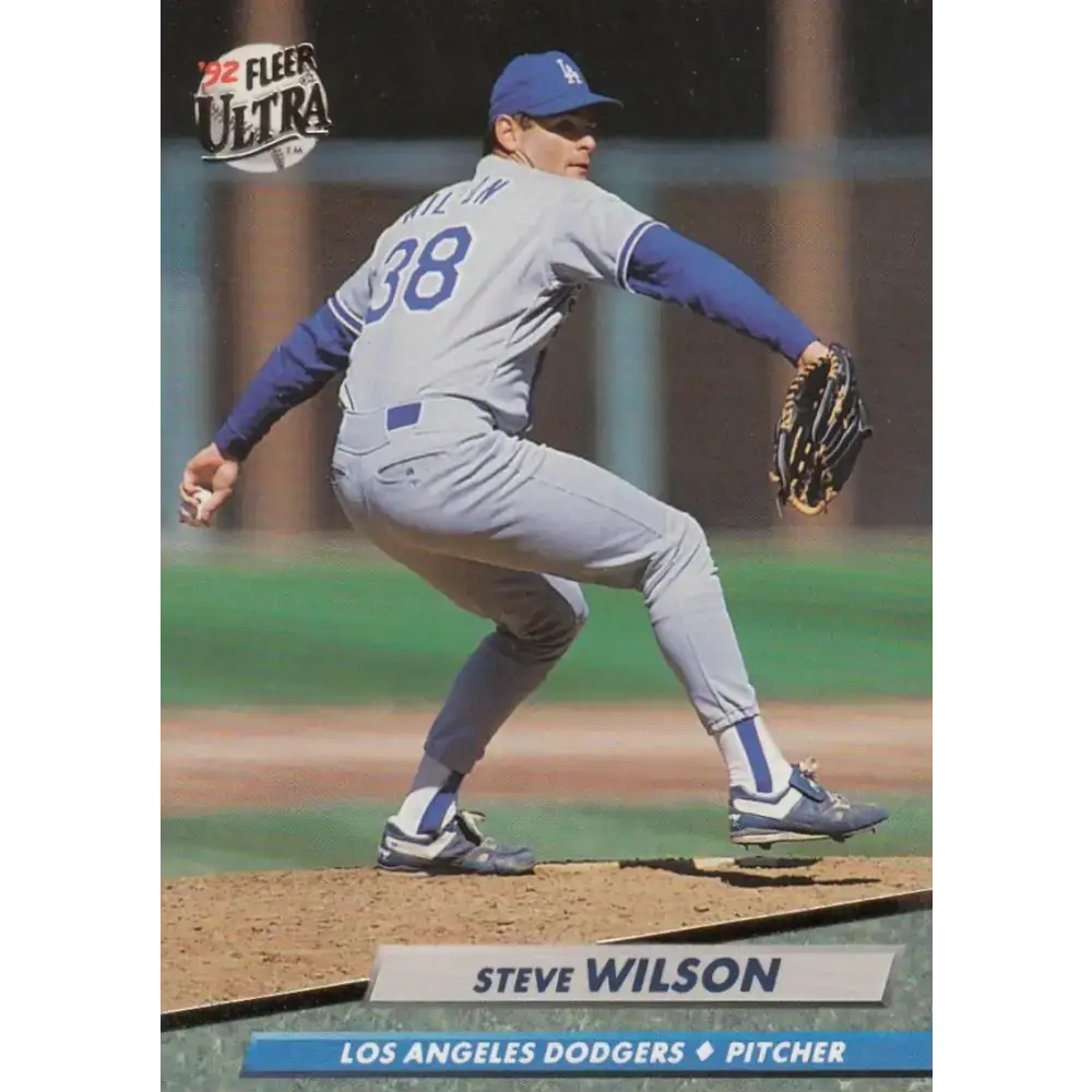 1992 Fleer Ultra #510 Steve Wilson NM-MT Los Angeles Dodgers Baseball Card - Baseball Card Single
