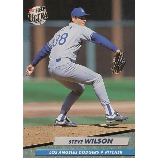 1992 Fleer Ultra #510 Steve Wilson NM-MT Los Angeles Dodgers Baseball Card - Baseball Card Single