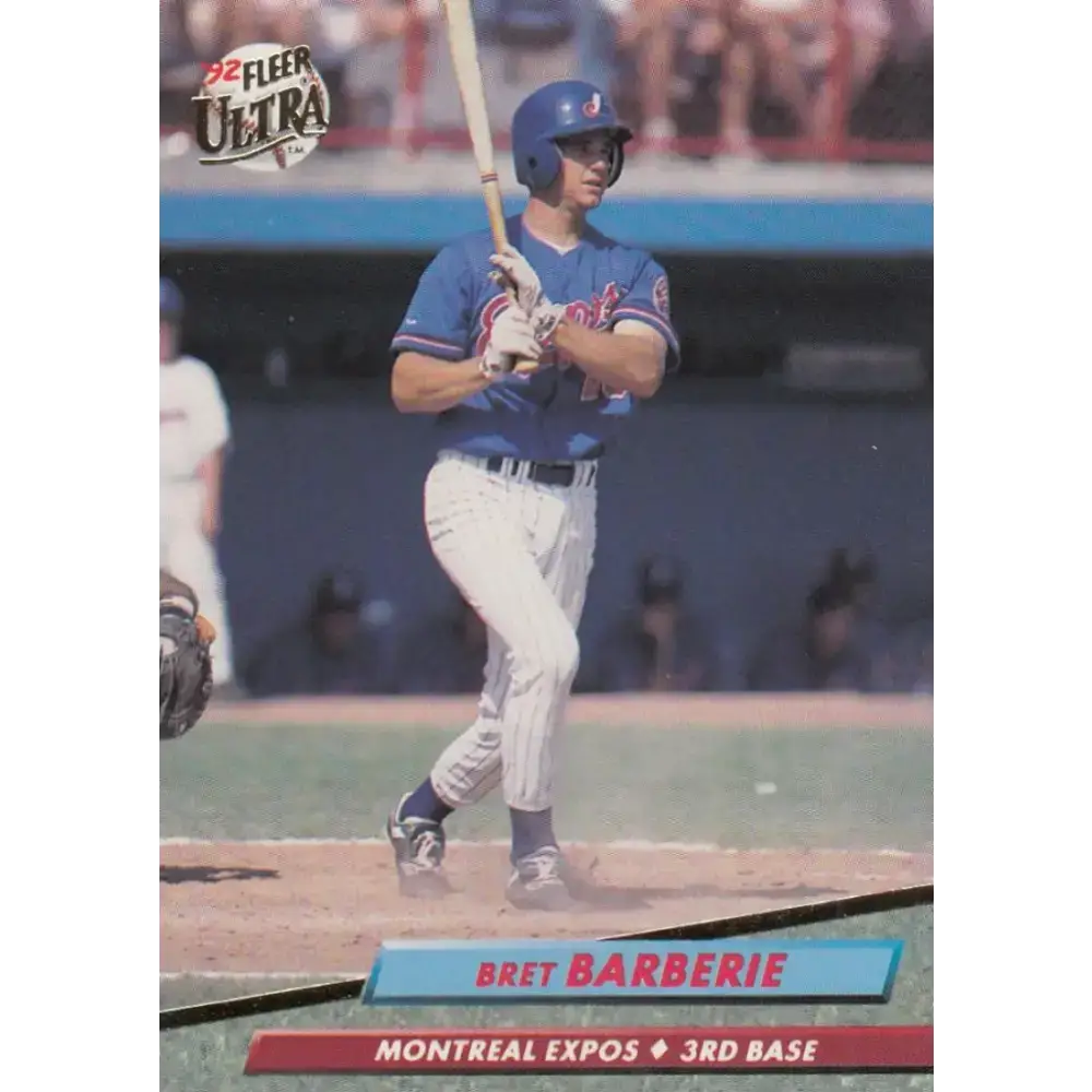1992 Fleer Ultra #512 Bret Barberie NM-MT Montreal Expos Baseball Card - Baseball Card Single