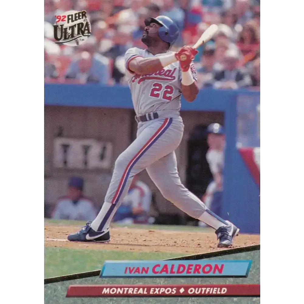 1992 Fleer Ultra #513 Ivan Calderon NM-MT Montreal Expos Baseball Card - Baseball Card Single