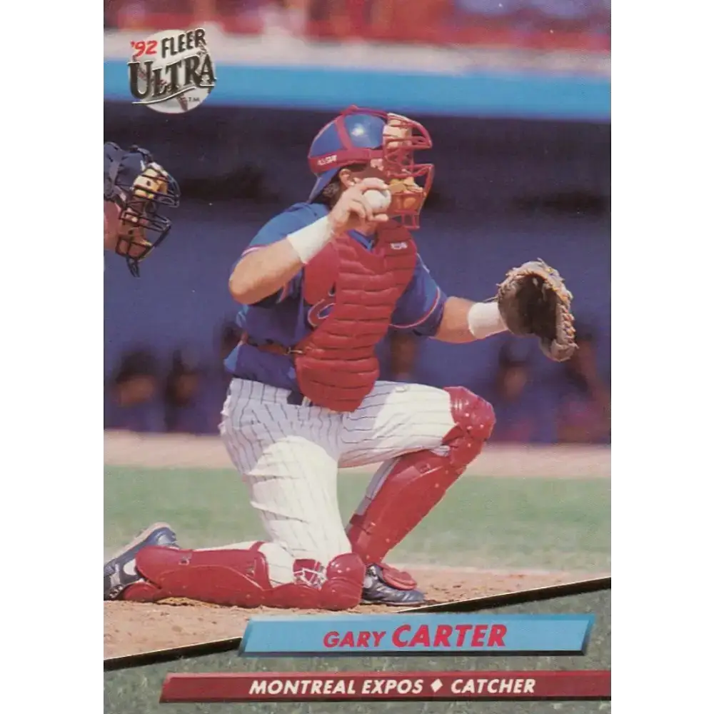 1992 Fleer Ultra #514 Gary Carter NM-MT Montreal Expos Baseball Card - Baseball Card Single