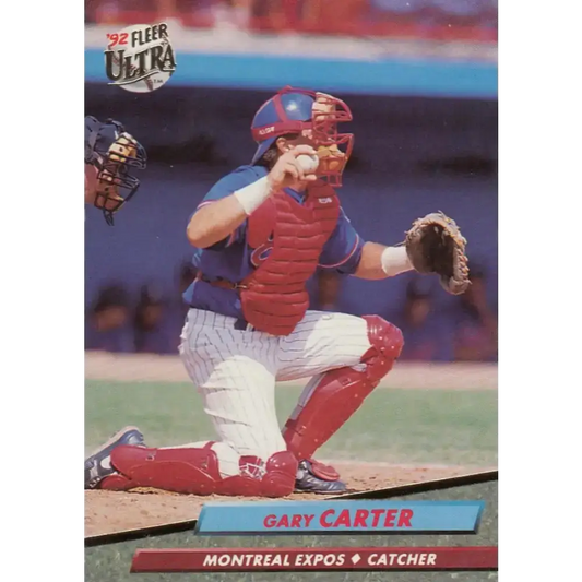 1992 Fleer Ultra #514 Gary Carter NM-MT Montreal Expos Baseball Card - Baseball Card Single