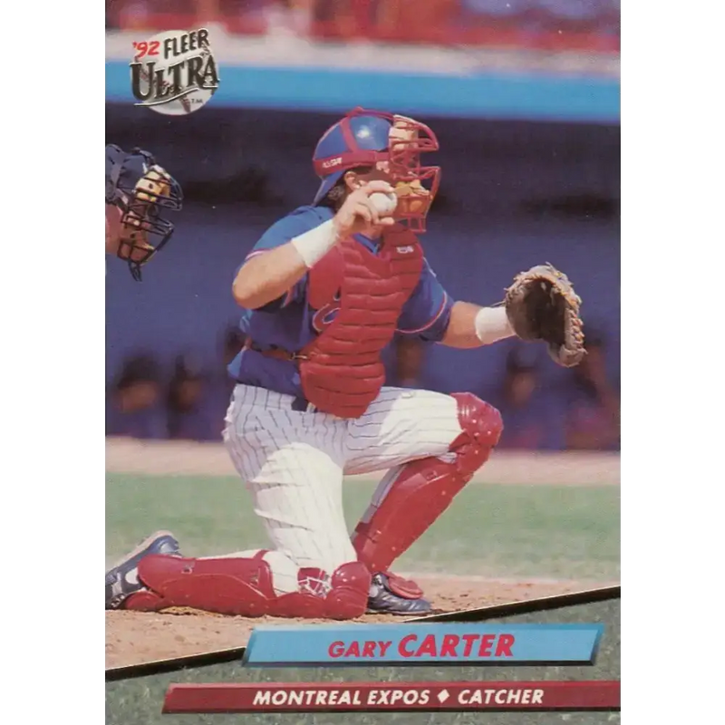 1992 Fleer Ultra #514 Gary Carter NM-MT Montreal Expos Baseball Card - Baseball Card Single