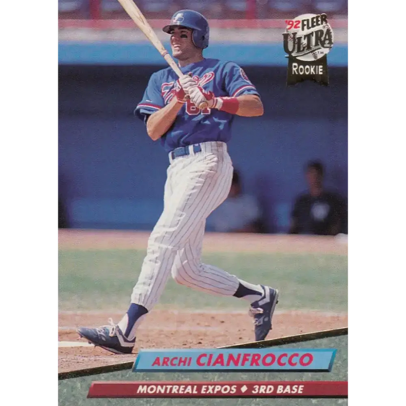 1992 Fleer Ultra #515 Archi Cianfrocco NM-MT RC Rookie Montreal Expos Baseball Card - Baseball Card Single