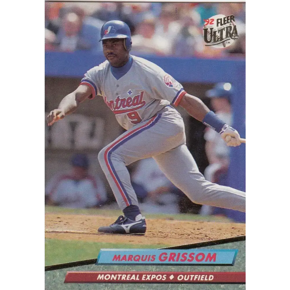 1992 Fleer Ultra #518 Marquis Grissom NM-MT Montreal Expos Baseball Card - Baseball Card Single