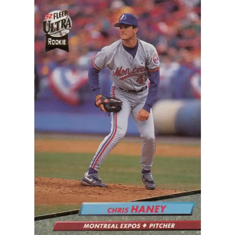 1992 Fleer Ultra #519 Chris Haney NM-MT Montreal Expos Baseball Card - Baseball Card Single