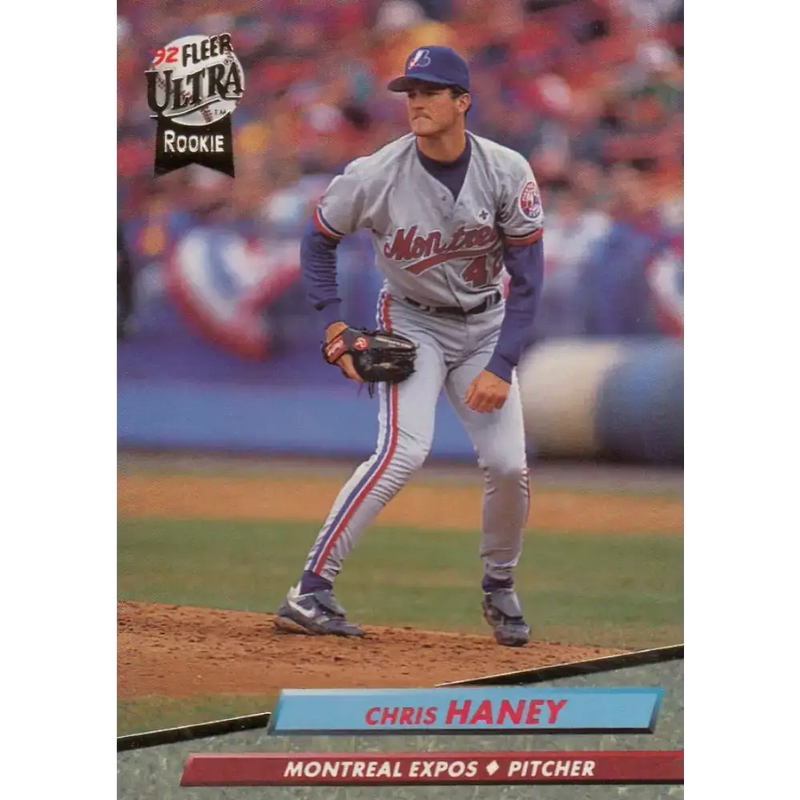 1992 Fleer Ultra #519 Chris Haney NM-MT Montreal Expos Baseball Card - Baseball Card Single
