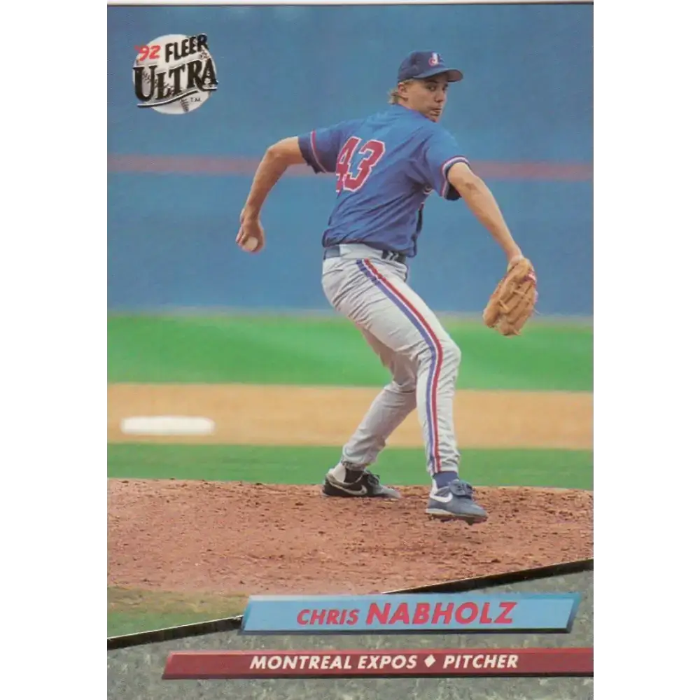 1992 Fleer Ultra #521 Chris Nabholz NM-MT Montreal Expos Baseball Card - Baseball Card Single