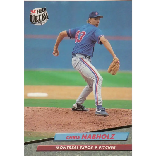 1992 Fleer Ultra #521 Chris Nabholz NM-MT Montreal Expos Baseball Card - Baseball Card Single