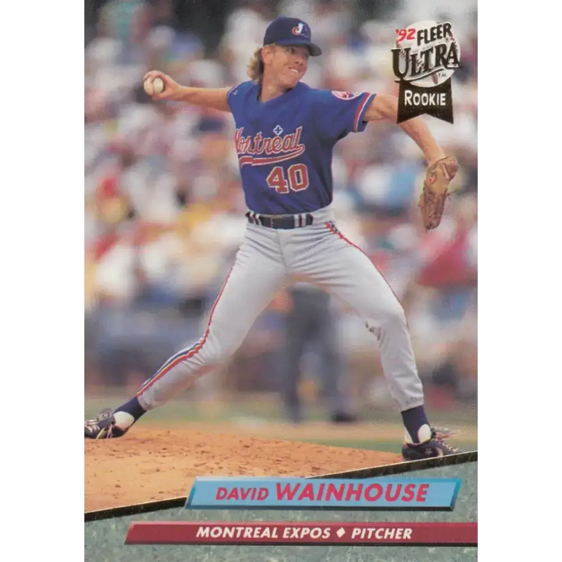 1992 Fleer Ultra #524 Dave Wainhouse NM-MT Montreal Expos Baseball Card - Baseball Card Single